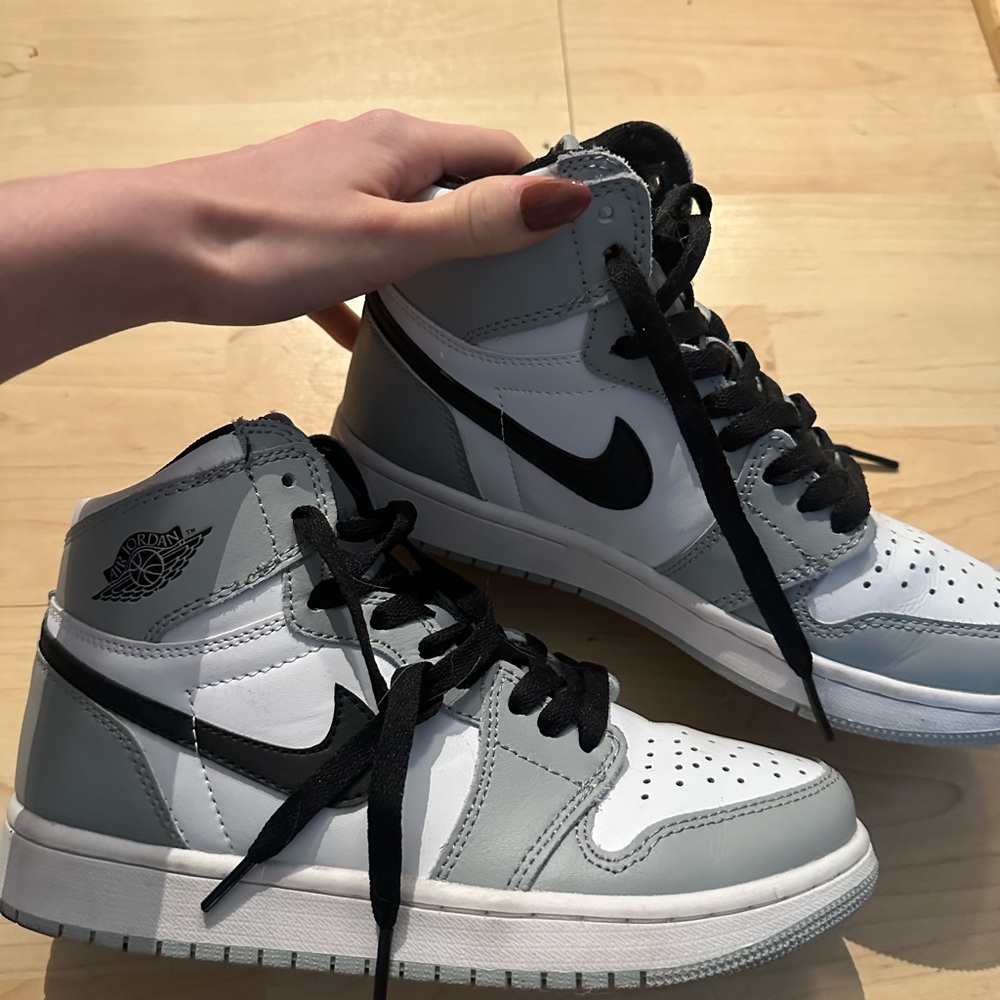 Nike Air Sneakers in White and Gray